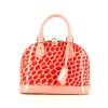 Louis Vuitton  Alma Editions Limitées mini  shoulder bag  in pink and red bicolor  patent leather - 360 thumbnail