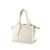 Céline Tri-Fold handbag in white grained leather - 00pp thumbnail