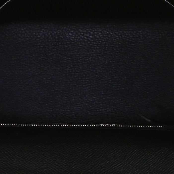 Hermes Kelly 25 cm handbag in black epsom leather - Detail D3