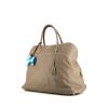 Bolsa de viaje Hermes Bolide - Travel Bag en cuero swift gris - 00pp thumbnail