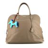 Hermes Bolide - Travel Bag Relax travel bag in grey Swift leather - 360 thumbnail