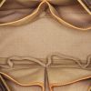 Sac à main Louis Vuitton Deauville en toile monogram marron et cuir naturel - Detail D2 thumbnail