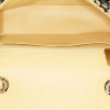 Chanel Timeless shoulder bag in beige and blue tweed and yellow leather - Detail D2 thumbnail