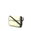 Valentino Rockstud shoulder bag in black and white leather - 00pp thumbnail