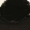 Valentino Rockstud shoulder bag in black grained leather - Detail D2 thumbnail