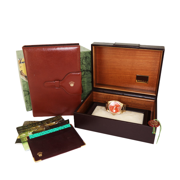 Rolex Day-Date watch in yellow gold Ref:  18038 Circa  1980 - Detail D2