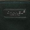 Chanel  Deauville shopping bag  in green canvas  and green leather - Detail D3 thumbnail
