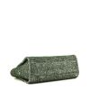 Chanel  Deauville shopping bag  in green canvas  and green leather - Detail D4 thumbnail