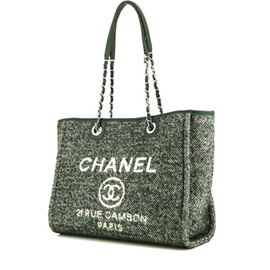 chanel fabric purse bag