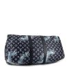 Louis Vuitton Keepall 55 cm travel bag Chapman Brothers in navy blue and white monogram canvas and navy blue leather - Detail D5 thumbnail