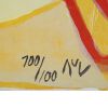 Bram van Velde, "Pulse", lithograph in colors on Rives paper, monogrammed and numbered, of 1974 - Detail D2 thumbnail