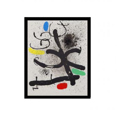 Joan Miró, "Cahier d'ombres", lithographie en couleurs sur papier, signée, édition limitée, de 1971
