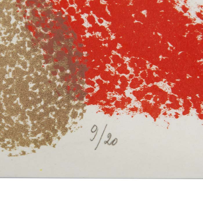 Joan Miró, "Le lézard aux plumes d'or", lithograph in colors on paper, signed and numbered, of 1971 - Detail D2