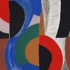 Sonia Delaunay, "Hippocampus", lithograph in colors on paper, signed, numbered and dated, of 1971 - Detail D1 thumbnail