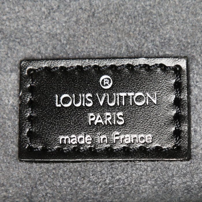 Borsa da viaggio Louis Vuitton Porte-habits in pelle taiga grigio Ardoise - Detail D3