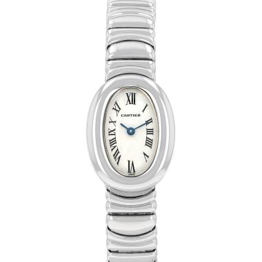 Reloj Cartier Mini Baignoire de oro blanco Ref: Cartier - 2369  Circa 2000