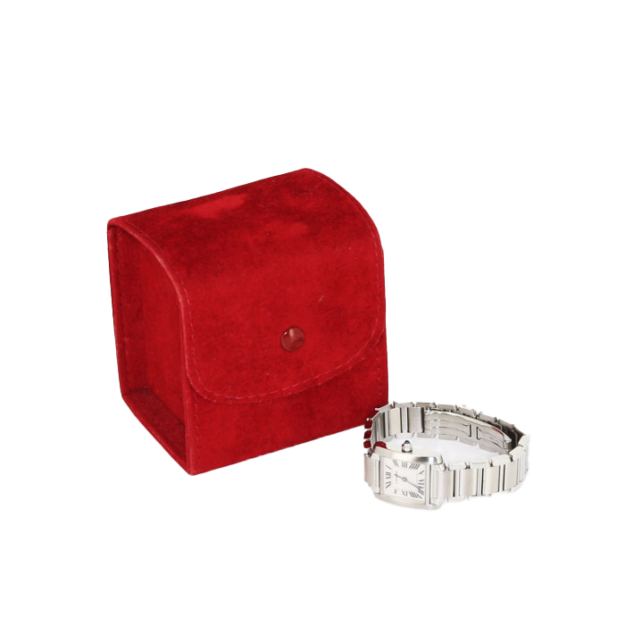 Cartier Tank watch in stainless steel Circa  2010