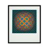 Victor Vasarely, "Okta-2" or "Octa-Sarga", from the album "11+1", silkscreen in colors on paper, signed and numbered, of 1985 - 00pp thumbnail