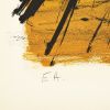 Bernard Buffet, "Torero au costume vert", tirée de l'album "Torero I", lithographie en neuf couleurs sur papier, signée et annotée EA, de 1966 - Detail D2 thumbnail
