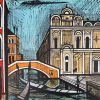 Bernard Buffet, "Scuola San Marco", from the album "Venise", lithograph in colors on paper, signed and annotated EA (AP), of 1986 - Detail D1 thumbnail