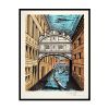 Bernard Buffet, "Venise, the bridge of Sighs", from the "Venise" album, lithograph in colors on paper, signed and annotated EA (AP), of 1986 - 00pp thumbnail