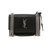 Saint Laurent  Sunset medium model  shoulder bag  in black leather - 360 thumbnail