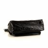 Saint Laurent Niki Baby shoulder bag in black chevron quilted leather - Detail D5 thumbnail