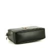 Bolso bandolera Saint Laurent Lou Sac Caméra en cuero acolchado con motivos de espigas negro - Detail D4 thumbnail