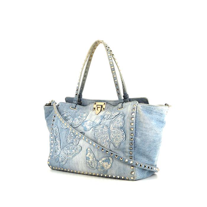 Valentino Garavani monogram-pattern zipped backpack - Blue