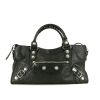 Balenciaga Classic City handbag in black leather - 360 thumbnail