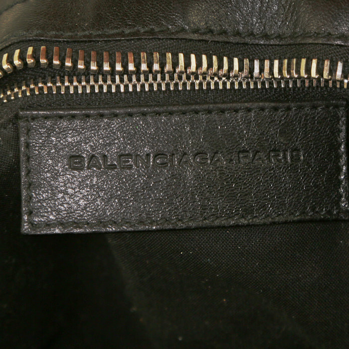Borsa Balenciaga Classic City in pelle nera - Detail D4