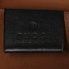 Sac cabas Gucci Rajah en daim marron et cuir verni noir - Detail D3 thumbnail