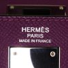 Borsa Hermes Kelly 32 cm in pelle Epsom viola Anemone - Detail D4 thumbnail