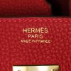 Sac à main Hermes Birkin 30 cm en cuir togo rouge Vif - Detail D3 thumbnail