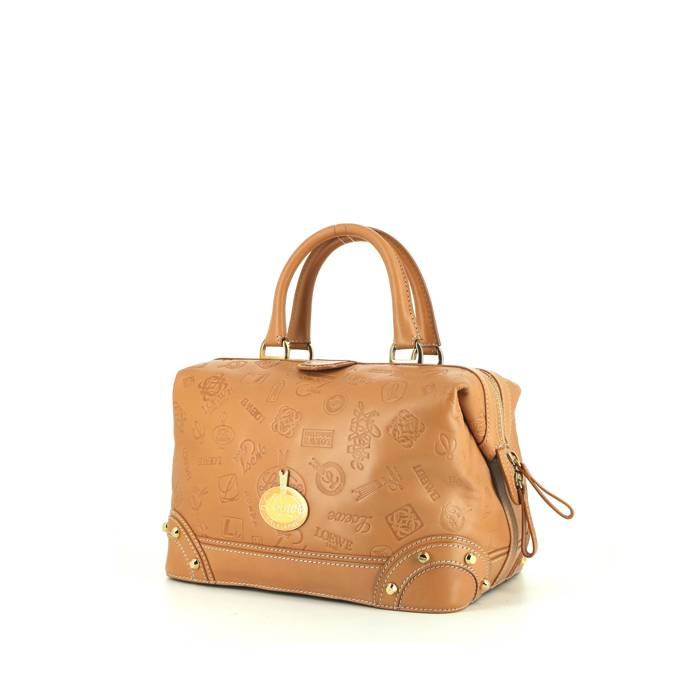Handbag In Gold Leather