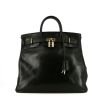 Hermes Haut à Courroies travel bag in black box leather - 360 thumbnail