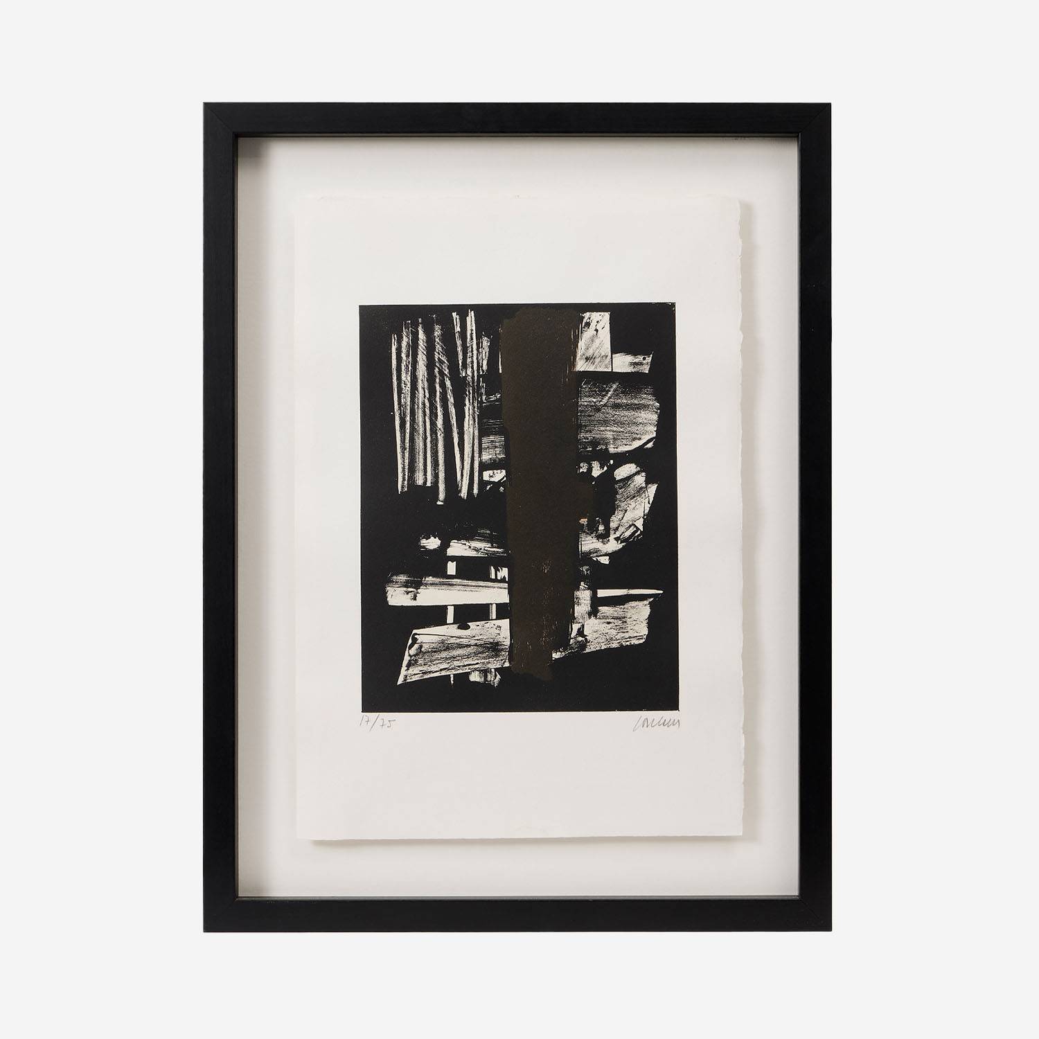 Pierre Soulages (1919-2022), Lithographie n°9 - 1959