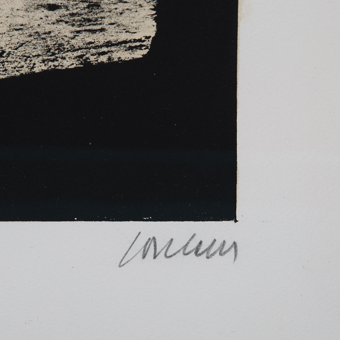 Pierre Soulages (1919-2022), Lithographie n°9 - 1959 - Detail D3