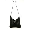 Hermès Trim shoulder bag in black leather - 360 thumbnail