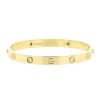 Bracelet Cartier Love 4 diamants en or jaune et diamants, taille 18 - 00pp thumbnail