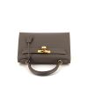 Hermès Kelly 28 cm handbag  in grey epsom leather - 360 Front thumbnail