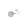 Open Chanel Camelia ring in white gold and diamonds - 00pp thumbnail