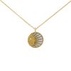 Dior Rose Céleste necklace in yellow gold,  mother of pearl and onyx - 00pp thumbnail