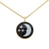 Dior Rose Céleste necklace in yellow gold,  mother of pearl and onyx - Detail D2 thumbnail