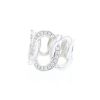 Pomellato Brera sleeve ring in white gold and diamonds - 00pp thumbnail