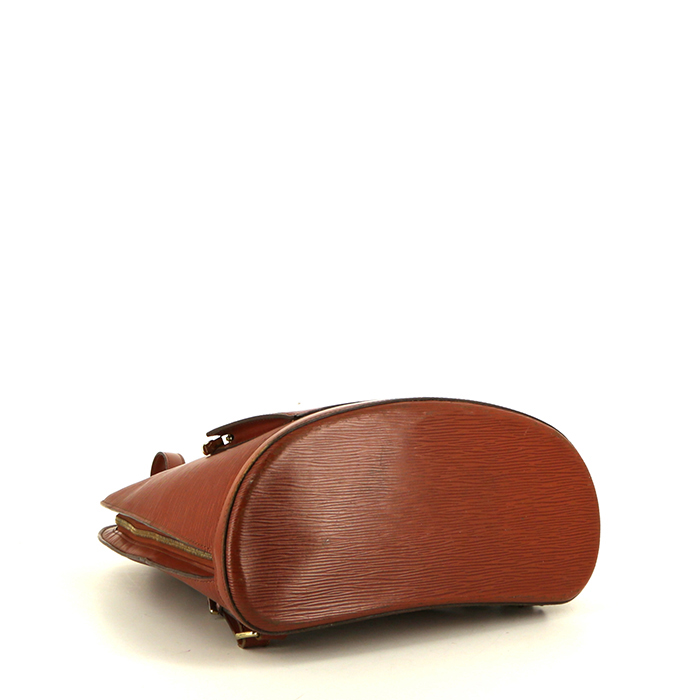 Louis Vuitton Gobelins - Backpack backpack in brown epi leather - Detail D4