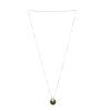 Cartier Amulette small model necklace in pink gold,  diamond and malachite - 360 thumbnail