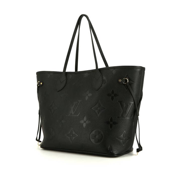 Sac cabas Louis Vuitton  Neverfull - Shop Bag en cuir monogram empreinte noir