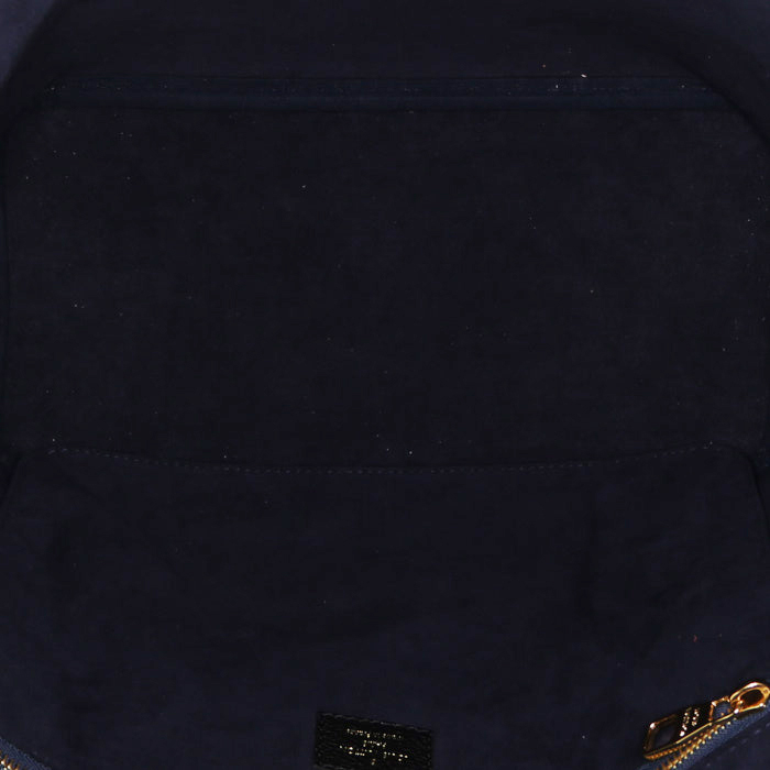 Louis Vuitton  Neverfull - Shop Bag shopping bag  in black empreinte monogram leather - Detail D2