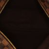 Borsa a tracolla Louis Vuitton Naviglio in tela cerata con motivo a scacchi ebano e pelle marrone - Detail D2 thumbnail